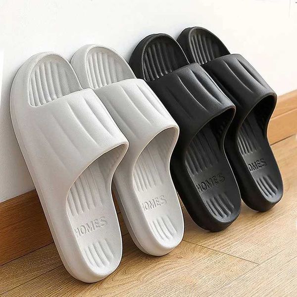 Cloud Slippers For Men Flip Flops Beach Sandals Bathroom Non-Slip Slides Men Women Slippers Indoor Home Shoes Male SlipperC241129