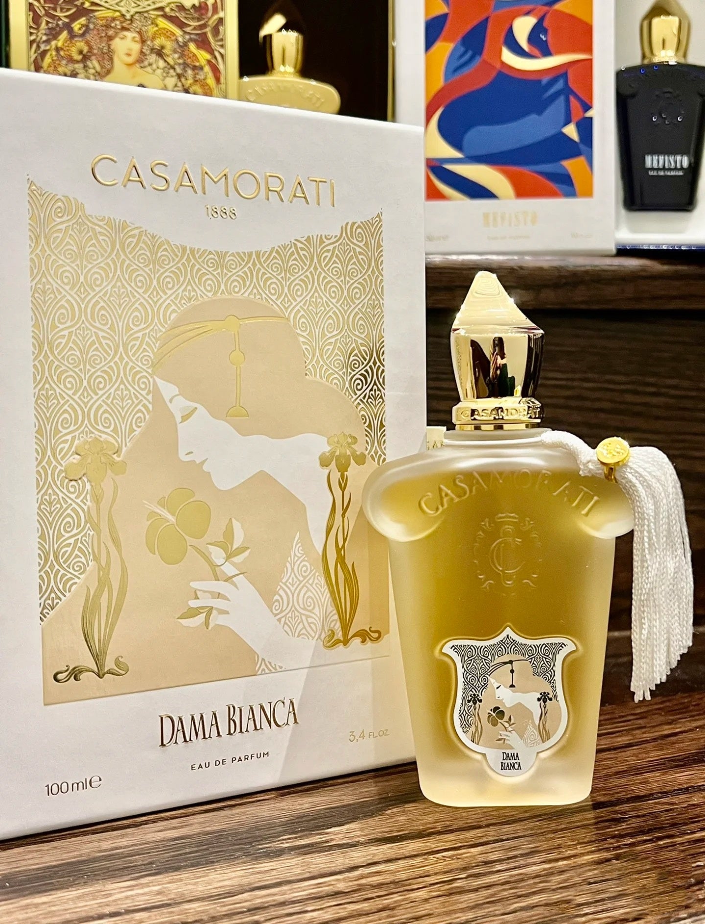 Casamorati 100ml Perfume Mefisto Lira Bouquet Ideale La Tosca 1888 Dama Bianca Fragrance Eau De Parfum Long Lasting Smell EDP Men Women Cologne Spra