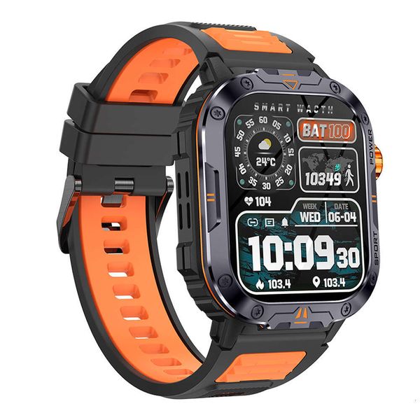 NX20 Outdoor Sport Smart Watch 2Inch 400Mah BT Call Heart Rate Sleep Monitoring Local Music Smartwatch with Flashlight