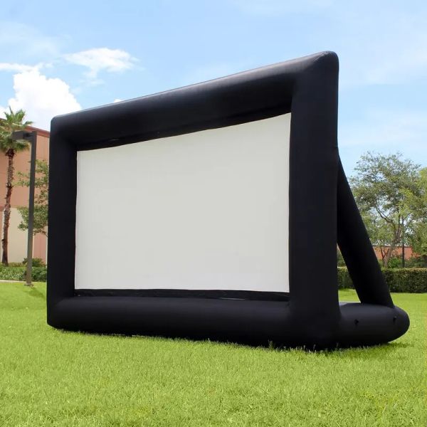 16ft 20ft 24ft Inflatable Projector Movies Screen for Home Movies TV Shows Videos Playing Games Etc