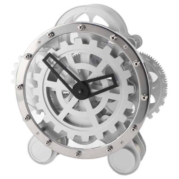 Home&gt;Products&gt;European Mechanical Gear Clock Creative 2-Foot Metal Rotating Gear Clock Desktop Clock 241216