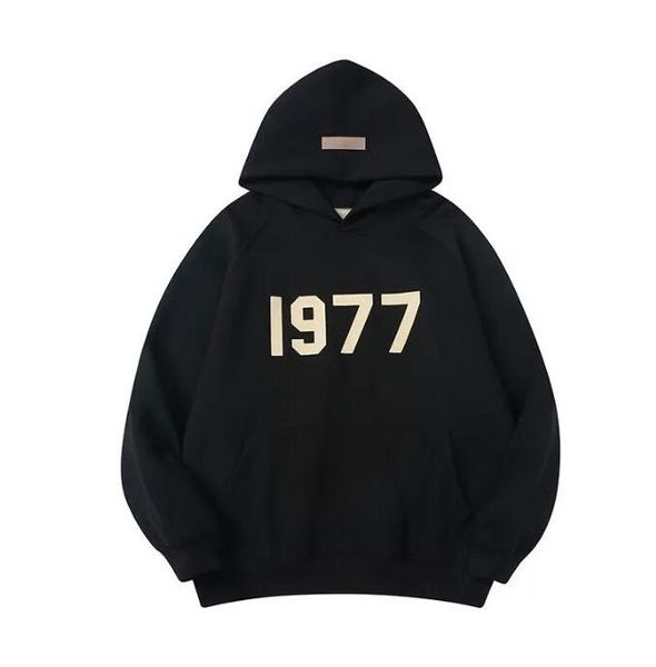 NEW Ess 1977 Designer esen Hoodies Hoody Men esenta Pullover Sweatshirts Oversized Clothing Tops Quality Mens Womens Hooded Jumper Refflecti
