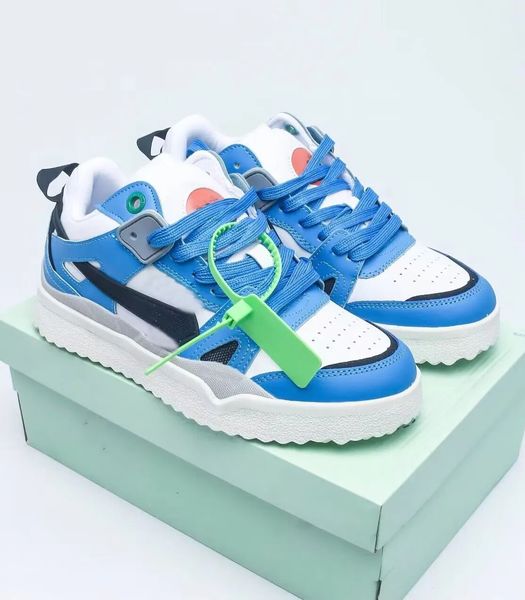 2024 Famous Designer Men Out Of Office Sneakers Shoes Mesh Leather Men&#039;s Virgil Sports Abloh Low-top Leather Platform Sole Casual Walki