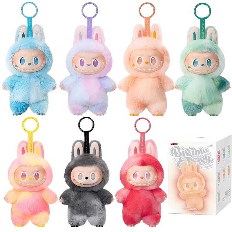 Top quality labubu V3 V2 V1 Monsters Big Into Energy Series blind box Series Plush Toys Exquisite Doll Keychain Backpack Pendant Mystery Box Gift