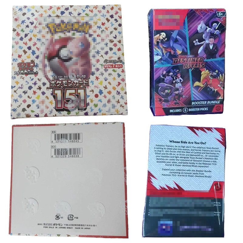 TCG Japanese 151 Booster Box Rivals Booster Packs Pixie English Card Games Cards Tabletop Matchmaking Game Drop Delivery Toys Gifts