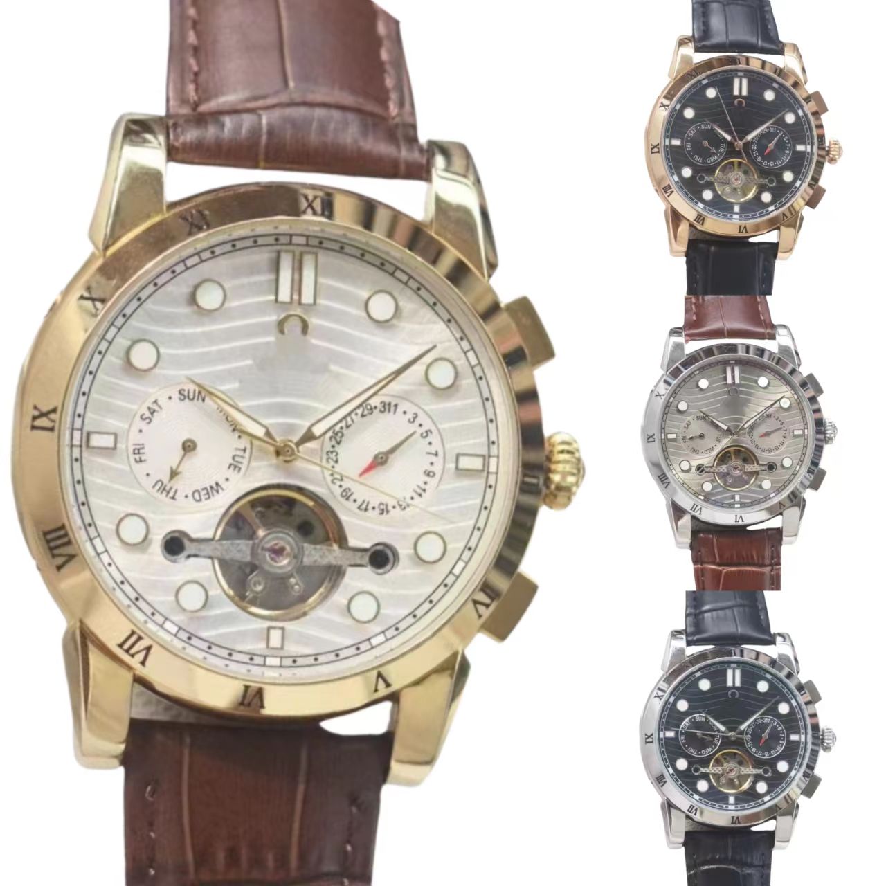 Elegant Gender-neutral Analog Clock Face - High-Quality Swiss Made