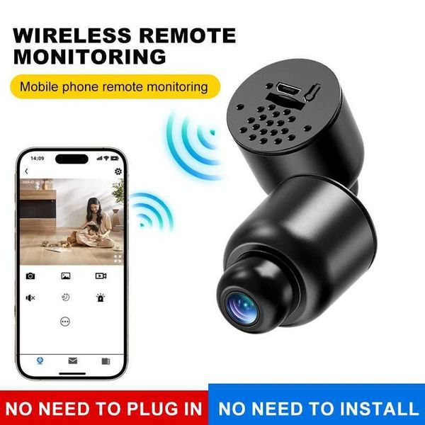 Mini Wireless IP Camera with Night Vision Baby Monitor Indoor Security Surveillance Camcorder Video Recorder 1080 Y241227
