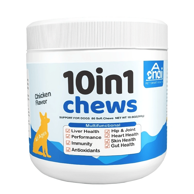 TEMU 10.6oz A Dog Health , All-breed Multifunctional Nutritional Supplement, With Chicken Flavor, For Liver, Skin, Gut, , Heart, Antioxidants,