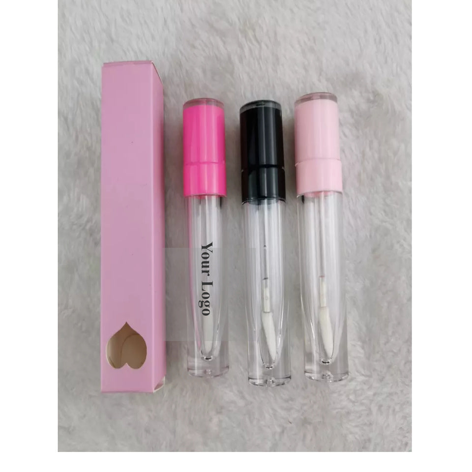 MyyBeauty- Customised Lip Gloss Tube Liquid Glitter Clear Glossy Private Label Lip Gloss Beauty Makeup Accept dropshipping