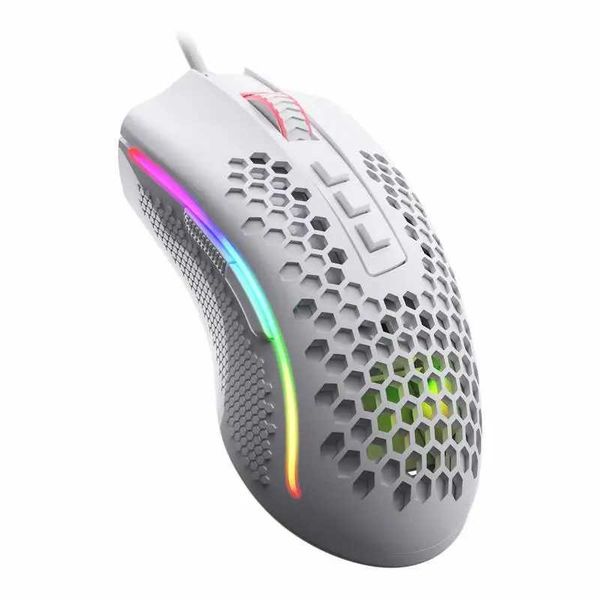 Redragon M808 Storm Lightweight RGB LED USB Gaming Mouse 12400 DPI Optical Sensor 7 Programmable Buttons Accurate Registration Y250109