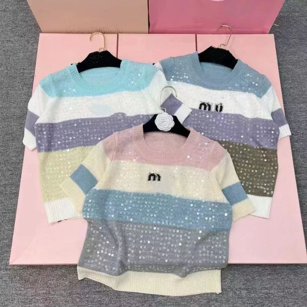 classic T-shirt collar Graphic Alphabet Embroidery short sleeve top Embroidery summer shirt Breathable jumper j8bG#