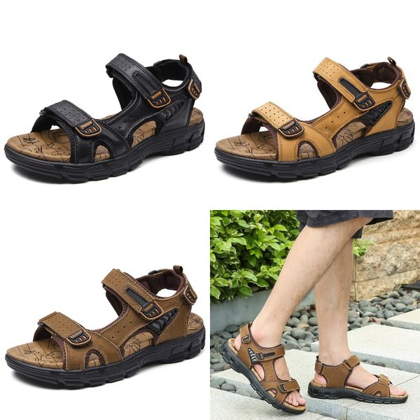 Slippers Sandal Flat designer Sandals Flip Flops Designer Sliders Amber Beach Comfort Leather Brown Black for Women and Men