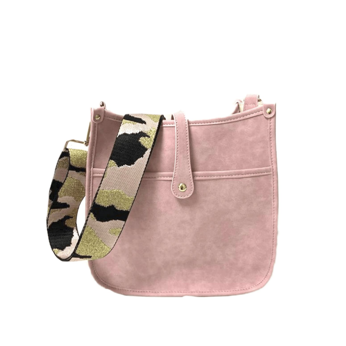 Emmy Courier (Choose Your Strap) - Pink - Bubble Gum