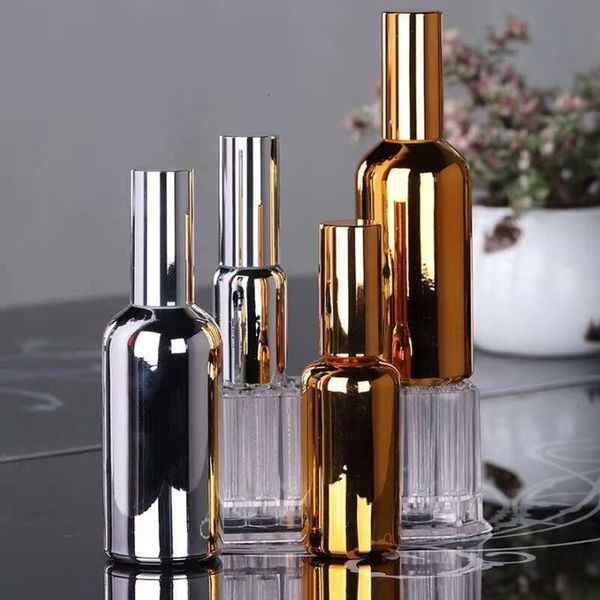 Perfume Spray High Quality Empty Refillable Pump Bottle 10Ml-100Ml Gold Sier Small Deodorant Container Travel