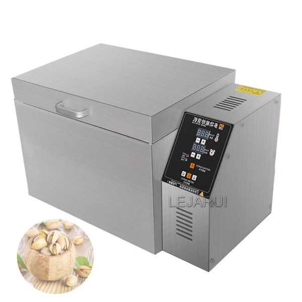 220V 1800W Commercial Chestnut Walnut Baking Machine Cashew Peanut Grains Roaster Almond Cocoa Beans Nut Roasting Machine