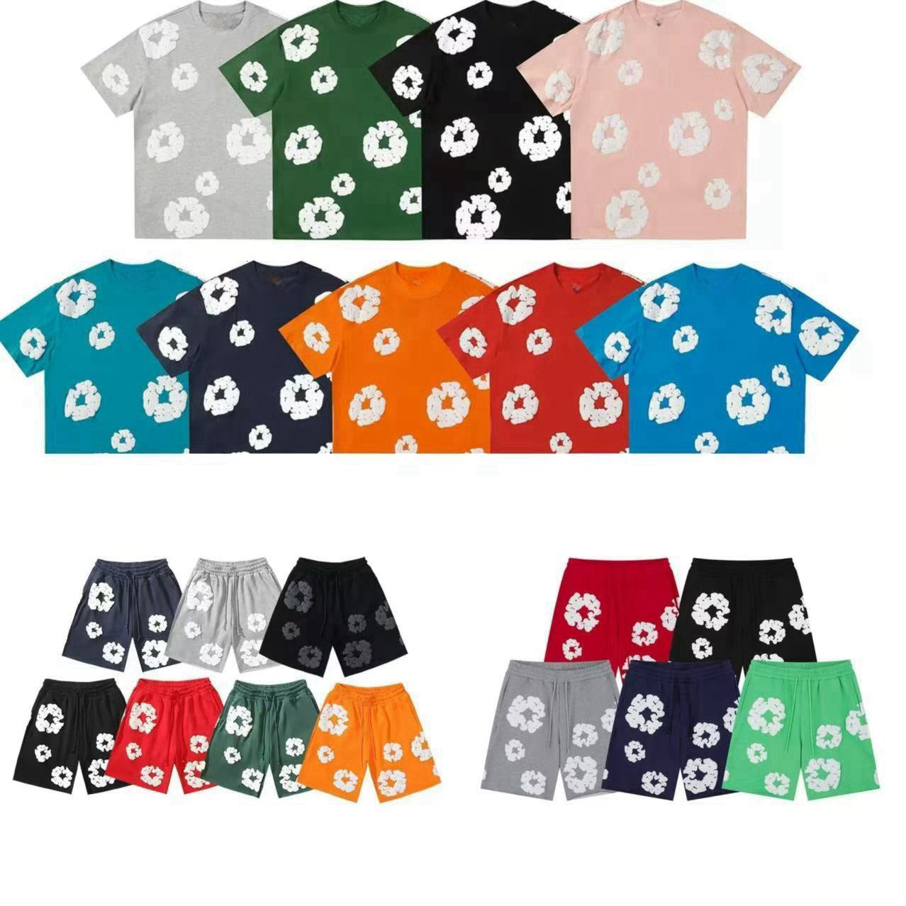 Mens Shorts Mens Shorts Casual Loose-fit Summer Fashion Shorts For Men Women Printed Cotton Wood Grain Pattern Trendy Beach Wear S2412165