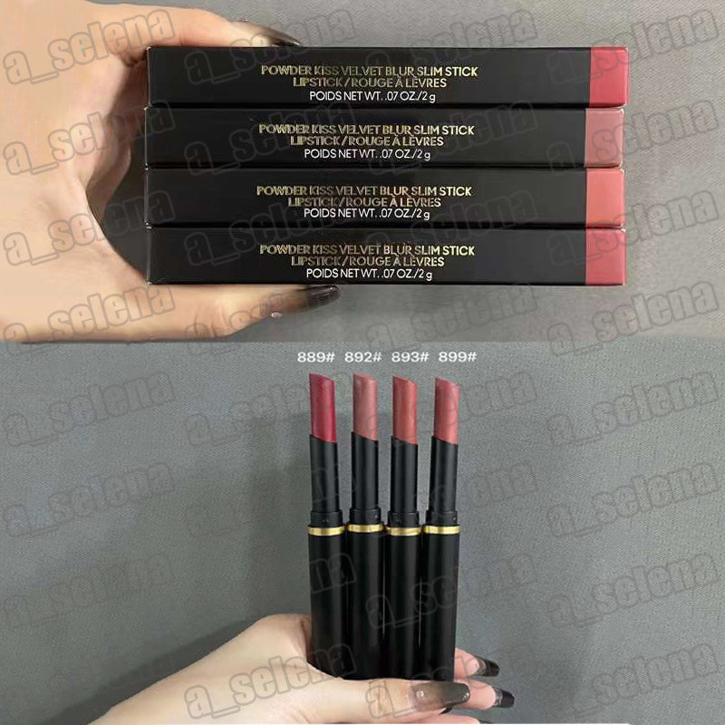 Lip Makeup Powder Kiss Velvet Blur Slim Stick Lipstick Rouge A Levers Lipstick 889# 892# 893# 899# 2g