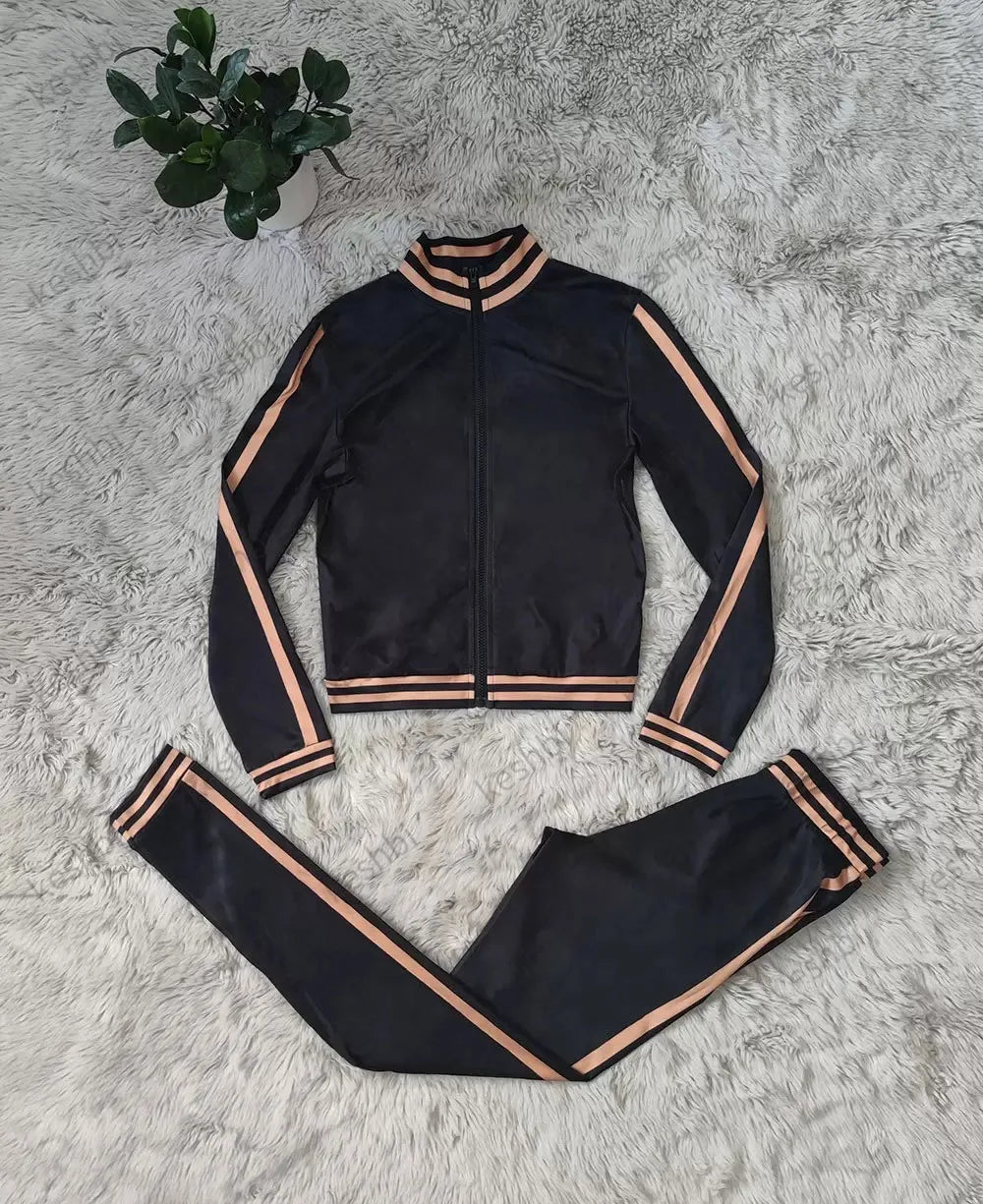 Womens Sweaters Sports Tracksuits Joggers Two Piece Sets Shirts Legging Drawstring Zip Outfits hoodies Jackets and Sporting Pants Casual Outfits Tra