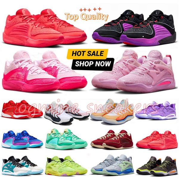 Basketball Shoes Top Quality KD 1716 15 Tia Sapatos de Basquete Pérola Wanda Deep Royal Triple Red vs NY Black Vivid Geode Geode Teal Limão