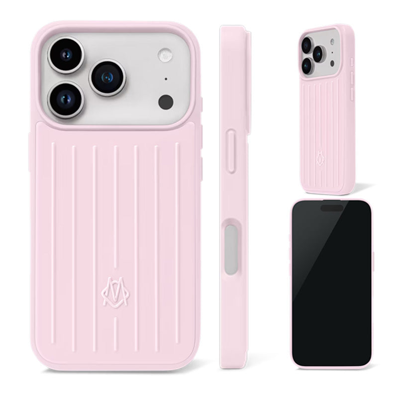 Titanium Phone Case Suitcase Designer iPhone Case for Apple iPhone 17 Pro Max 16 15 14 13 Polycarbonate Aluminium Alloy MagSafe Weave Back Cover Coq