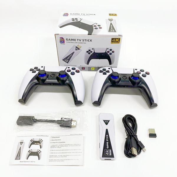 Dual System RK3228 Android Game Stick 4K Video Game Console 64GB 128GB 10000 Games For PSP-PS1-MAME Retro Emulator Games Machine