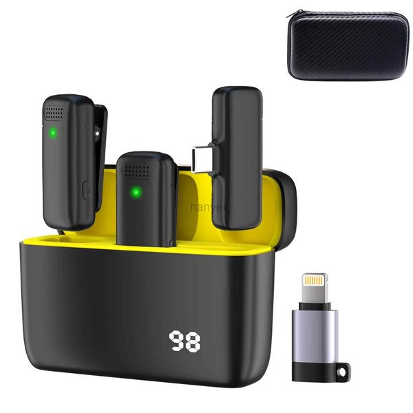 Microphones JOCEEY Wireless microphone for androidYoutube Video Recording Interview Wireless microphones Microphone wireless for iphone 2404