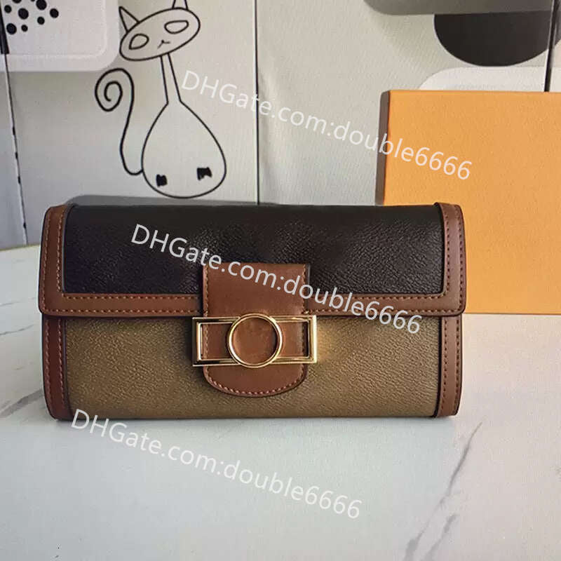 Wallet designer luxury handbags clutch bag card holder pu leather high quality letter flower print women girl fashion purse coin purse