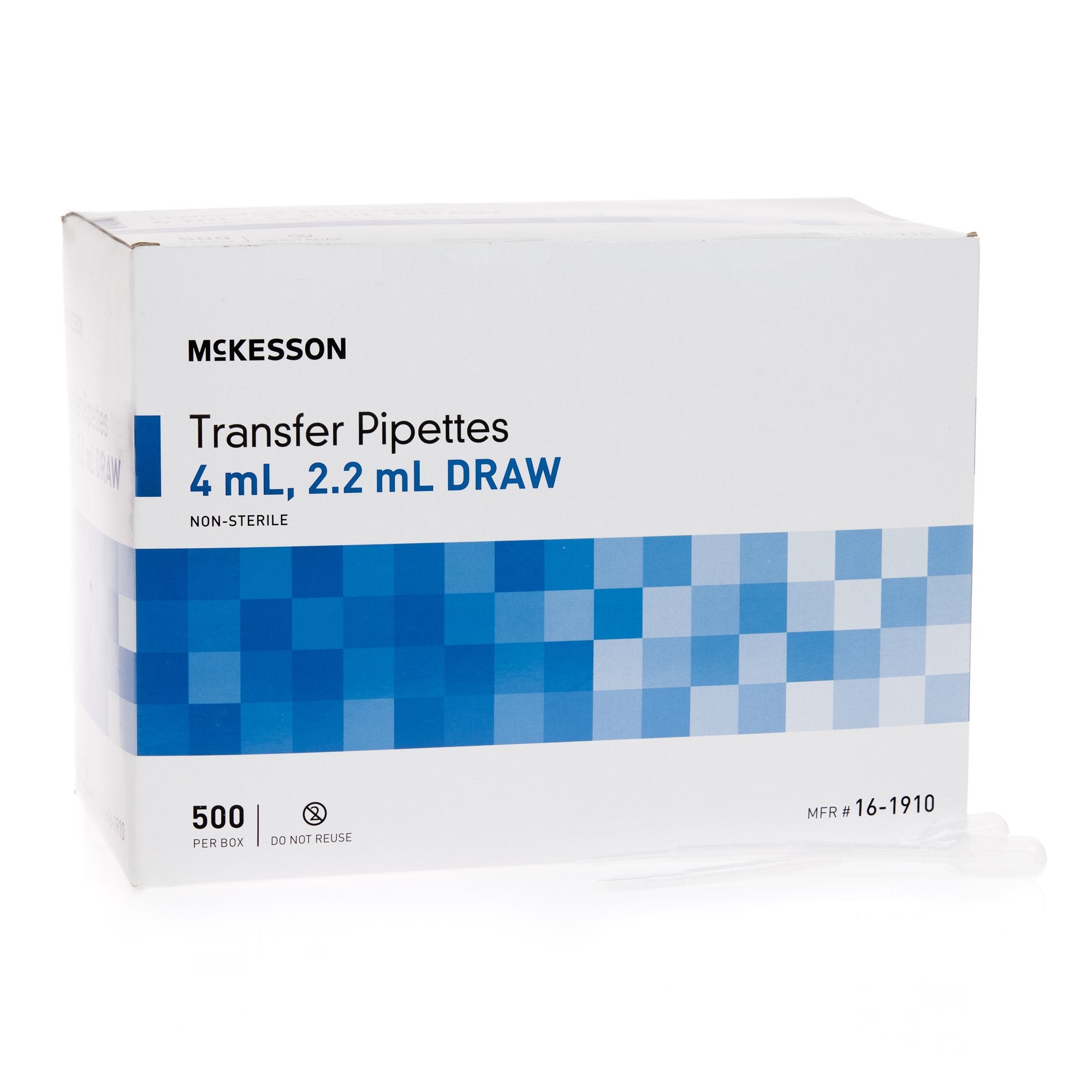 McKesson Transfer Pipette Tip, 3.9 mL, 2.2 mL Draw Volume, Box of 1