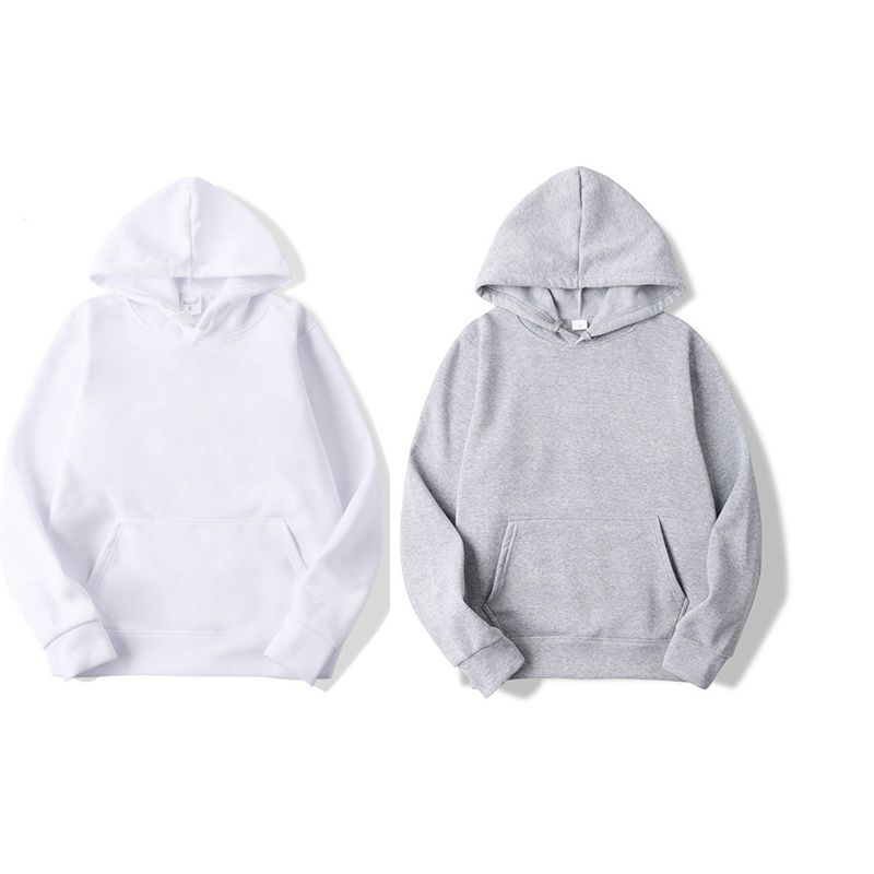 partys Shirts for DIY Polyester Sublimation Blank Hoodies White Hooded Sweatshirt for Women Men Letter Print Long Sleeve Festive