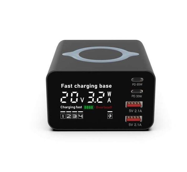 65W PD USB Charger Type C Fast Charging QC 3.0 Wall Chargers Adapter US EU UK Plugs For iPhone 15 pro Samsung s22 Utral Xiaomi Pixel LG