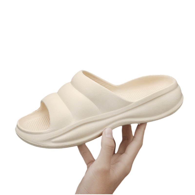 Men&#039;s Home Slippers Comfortable Soft Slides Indoor Outdoor Sandals Beach Shoes Flip-flops Men Bathroom Bedroom Non-slip Slippers