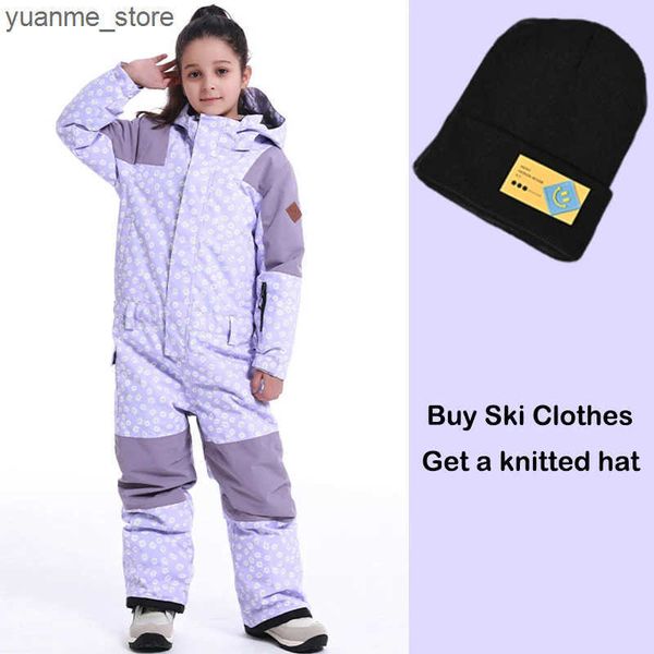 Ternos de esqui snowboard use crianças roupas de esqui de inverno esportes de jacares de jumfs macacões de jumbo de jumbo de jumbo de capa d