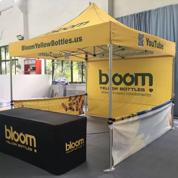 10x10 Easy up Aluminum Alloy Frame For Foldable tents 3x3 custom pop up gazebo Canopy tent With Logo