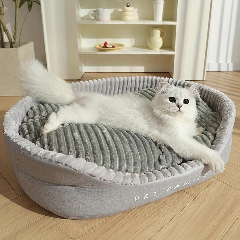 TEMU Luxurious Dog Bed Kennel - Pet Beds - Plush, Bite-resistant, Dirt-proof, , Use, Machine Washable, Perfect Living Room With