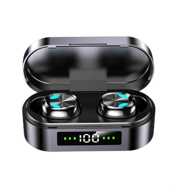 S10 TWS Wireless Headphones In-ear Stereo Earphones Bluetooth-5.1 Sports Waterproof Earbuds Headset With Microphone Charging Box