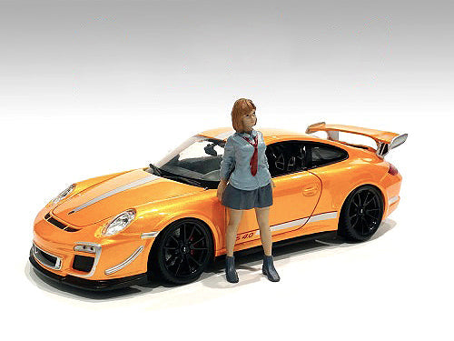 "Car Meet 1" Figurine V for 124 Scale Models by American Diorama