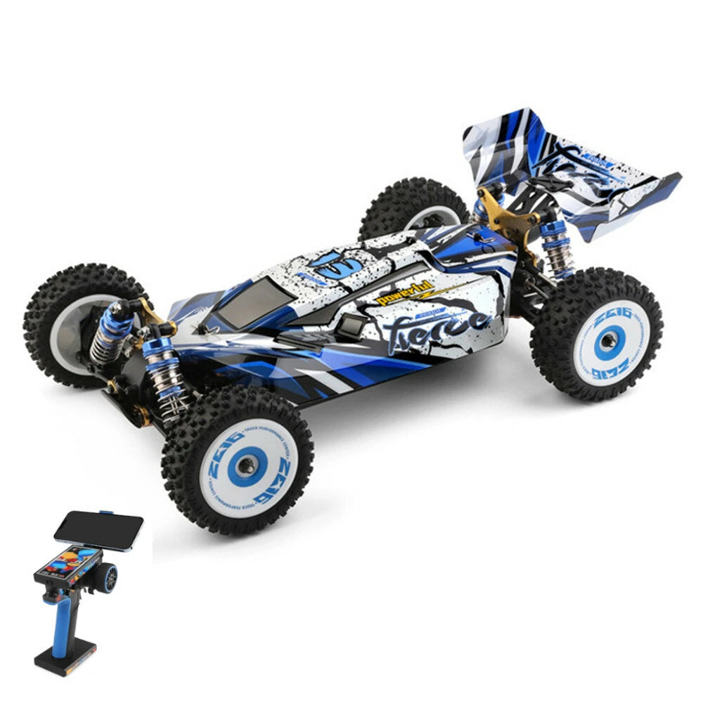 Wltoys 124017 V2 Brushless New Upgraded 4300KV Motor 0.7M 19T RTR 1-12 2.4G 4WD 70km-h RC Car Vehicles Metal Chassis Mod