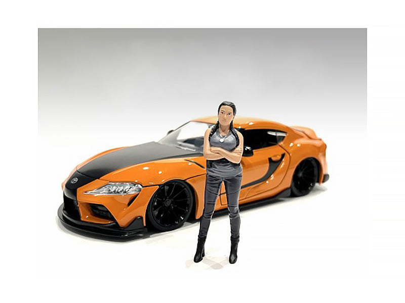 "Car Meet 3" Figurine 7 for 124 Scale Models by American Diorama