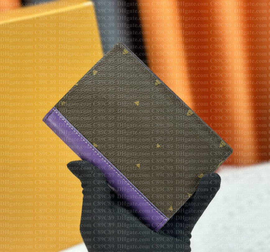 Designer Wallet man women High quality passport holder Classic Designer Card Holder PASSPORT COVER Fashion takashi murakami Credit Credit card cover