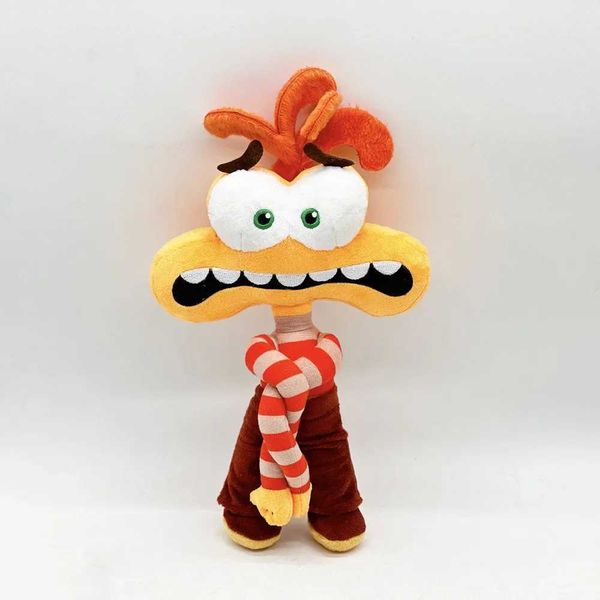 Plush Dolls New 30 centimeter out 2 plush brain secret service team orange anger packaging hand shaped long arm Ajio plush toy anxiety doll