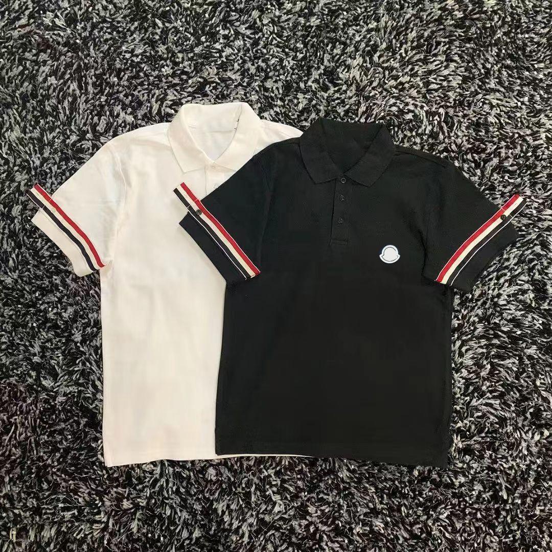 Man Polos Shirts Fashion Tees Shirt Summer T-Shirt Short Sleeves Lapel Neck Tops Mens Clothong Asian Size S-3XL