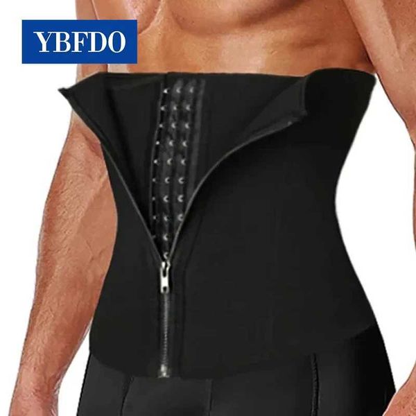 Waist Tummy Shaper YBFDO Mens Waist Coaching Machine Back Support Weight Loss Belt Tight Bra Gym Abdominal Binding Fitness Waist Patch Exerc
