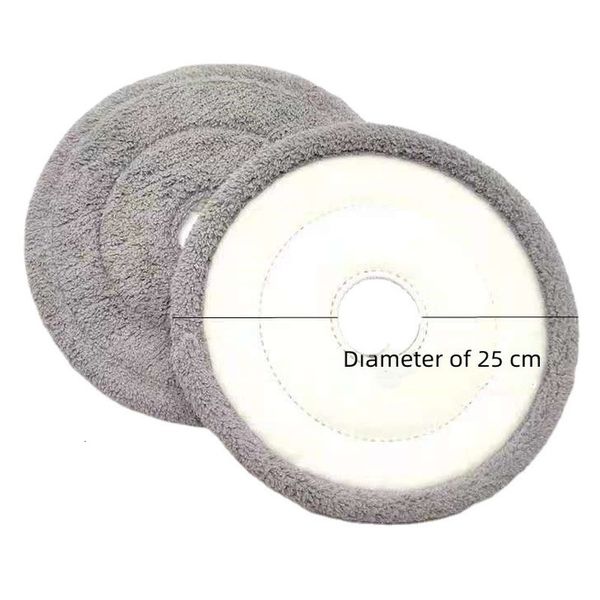 Cleaning Cloths 5Pcs Round Mop Head Cloth Home Accessories Useful Cleaning Tool Replacement Pads Kitchen Towel and Household Good Rotating G