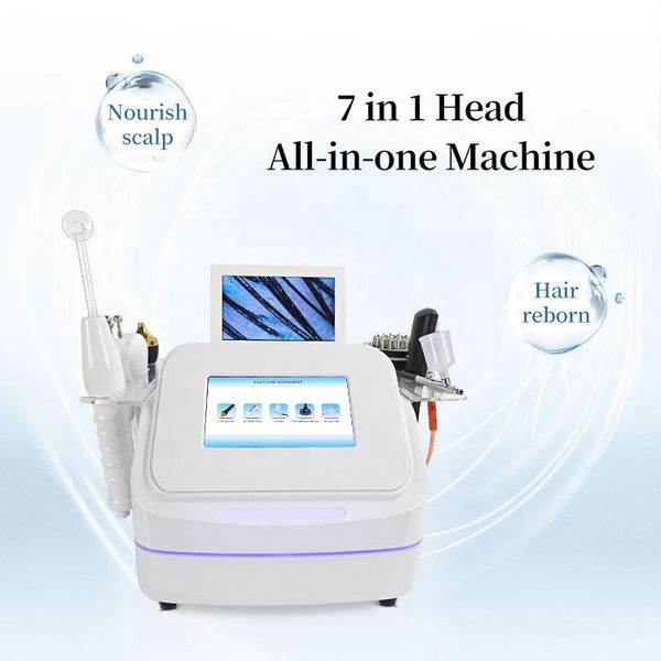 portable Hair Loss Treatment Machine Hair Growth Scalp Care Beauty System For Salons Spas High Frequency Bio Therapy Skin Analyzer