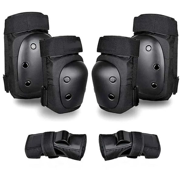 6Pcs Adult Knee Pads Elbow Pads Wrist Guards Protective Gear Set for Multi Sports Skateboarding Skating Cycling Y240918