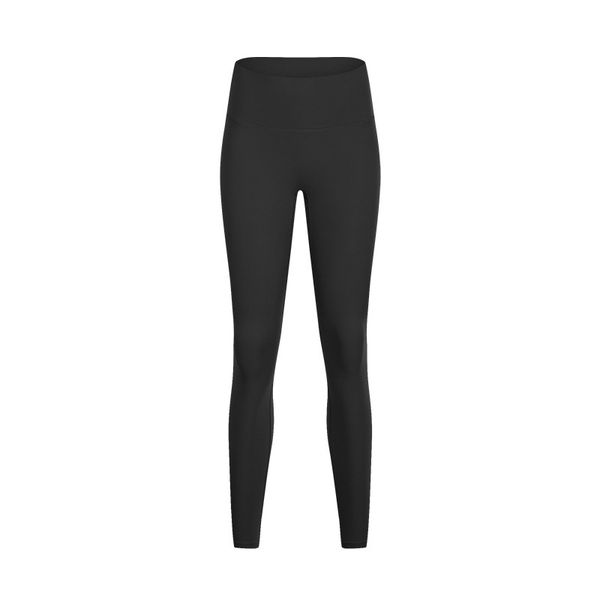 LULUSLEMENS Workout Yoga Outfit Leggings for Women Capris Leggings Designer Clothes solid color Womens Seamless Gym Pants High Waist Spor