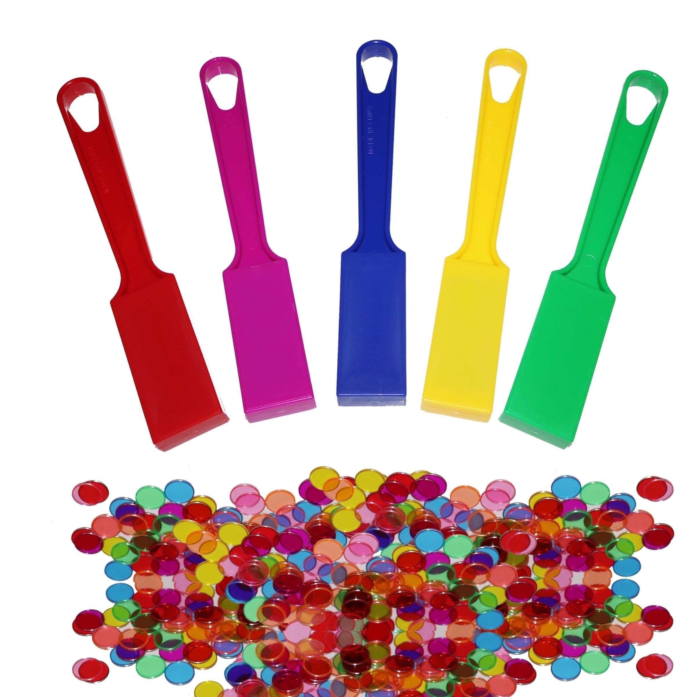 TEMU 5pcs , 100pcs Round (color Random) For Large Group Games, Family , Sensory Boxes, Counting And Sorting, Science And Educational Activities