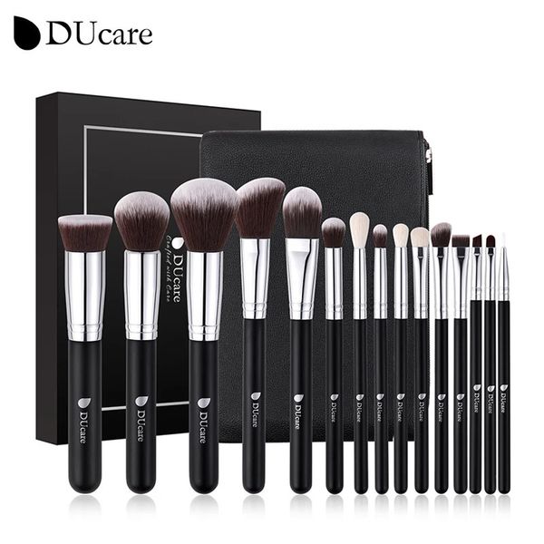 Escova de maquiagem Profissional Ducare Conjunto de pincel de maquiagem de 15-32pcs Conjunto de maquiagem