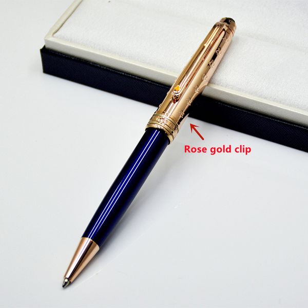 Azul por atacado azul 163 Ballpo de rolo  fonte Pen Office Stationery Fashion Canets Ball sem caixa