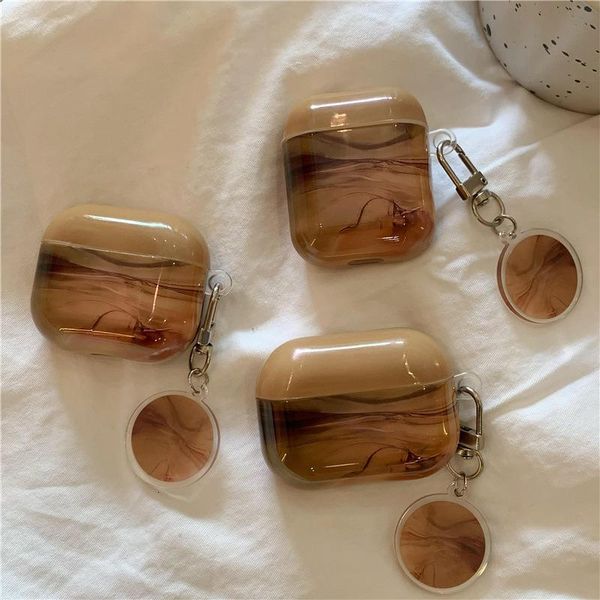 ddmygifts British style wood grain suitable for Pro2 Bluetooth wireless headphone cover soft 1-2-3 generation pendant trend A